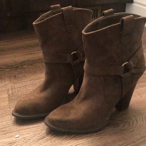 Dark brown Cowgirl booties brand new